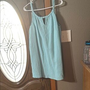 Shade & Shore Green Relaxed Tank Top